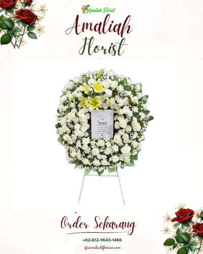 Krans Bunga Duka Cita di Karah