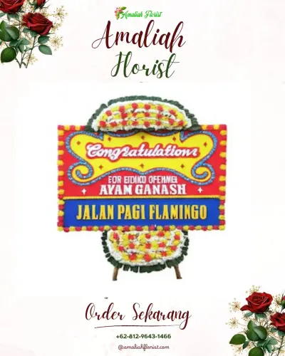 Bunga Papan Congratulation di Karah